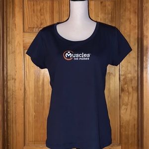 Alo Graphic Muscles Not Motor Athletic Top Lg